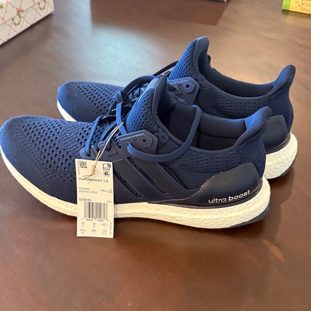 Adidas Ultra Boost 1.0 Blue Men's Athletic Shoes NWT